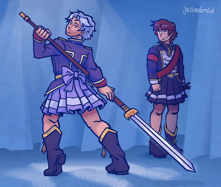 Yoshie and Haru (Art Fight)